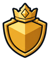 The Gold league shield
